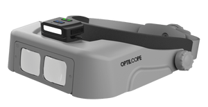 Optilထpe- LED Headband Magnifier Loupe